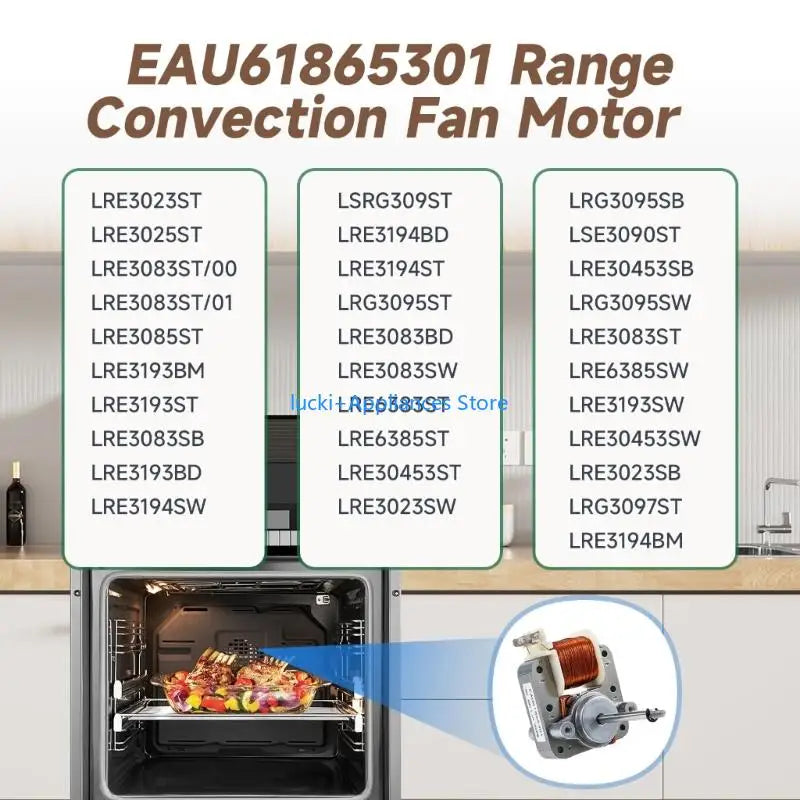 193F Microwave Oven Fan Motor EAU61865301 Fan Motor Easy to Install