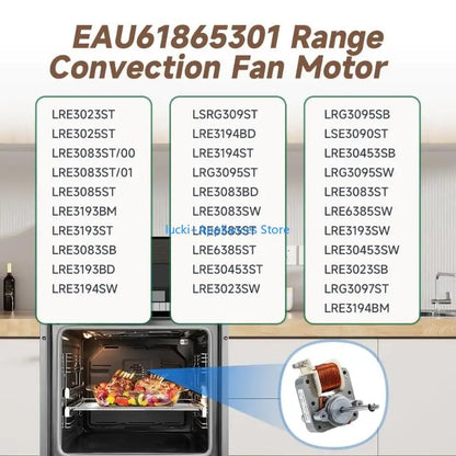 193F Microwave Oven Fan Motor EAU61865301 Fan Motor Easy to Install