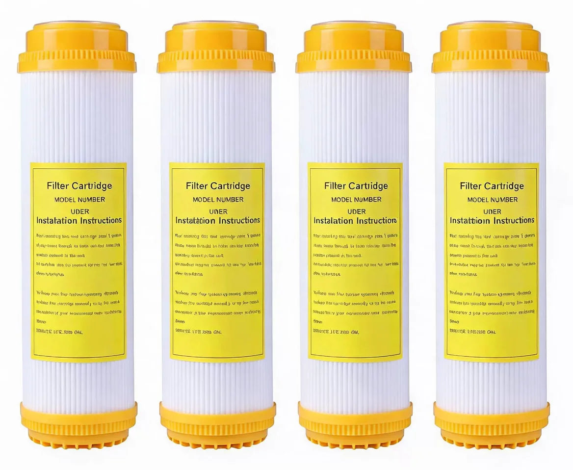 10" x 2.5" Water Softener Filter Cartridge, Ion Exchange Resin for Home RO System, Hard Water Scale Remover