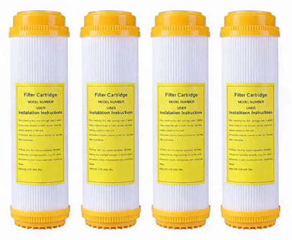 10" x 2.5" Water Softener Filter Cartridge, Ion Exchange Resin for Home RO System, Hard Water Scale Remover