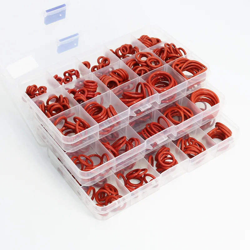 Silicone Red O Ring VMQ ORing Sealing Washer High Temperature Car Automotive Conditioner Plumbing Gaske
