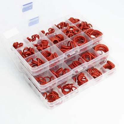 Silicone Red O Ring VMQ ORing Sealing Washer High Temperature Car Automotive Conditioner Plumbing Gaske