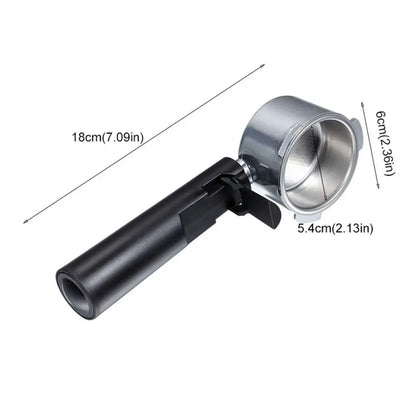 51mm Coffee Portafilter 3 Ears Bottomless Espresso Filter Handle Stainless Steel Coffee Machine Replacement Parts Cafe