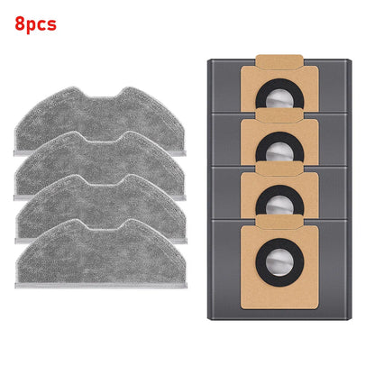 Replacement For Eufy X8 Pro SES Robot Vacuum Cleaner Accessories Roller Brush Mop Pads Main Side Brush Dust Bags Spare Parts