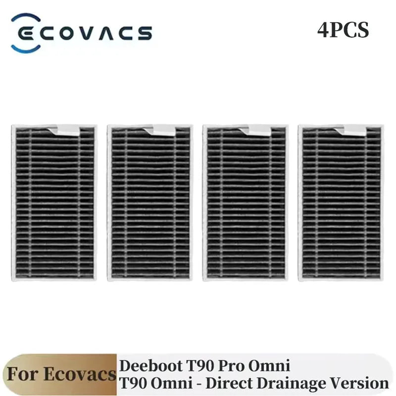 For Ecovacs Deebot T90 Pro Omni/T90 Omni Robot Vacuum Cleaner Parts Main Roller Side Brush Filter Mop Cloth Dust Bag Accessories