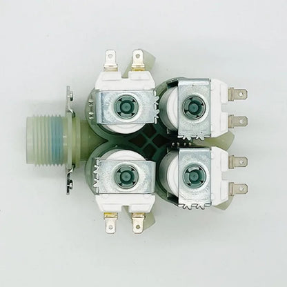Replacement 4-Way Water Inlet Valve Compatible with LG Washer – Fit 5220FR2008L, WD-A12355DS, A14397DS – 4-Port Solenoid-DC12V
