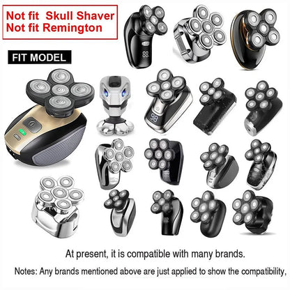 7D Blade Head Replacement Shaver Head Spare 7 Cutter Floating Head 7D Independently Beard Electric Razor Head