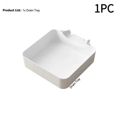 1Set Washing Machine Drain Tray, Water Collection Design, Prevents Floor Overflow During Filter Cleaning, Laundry Tool
