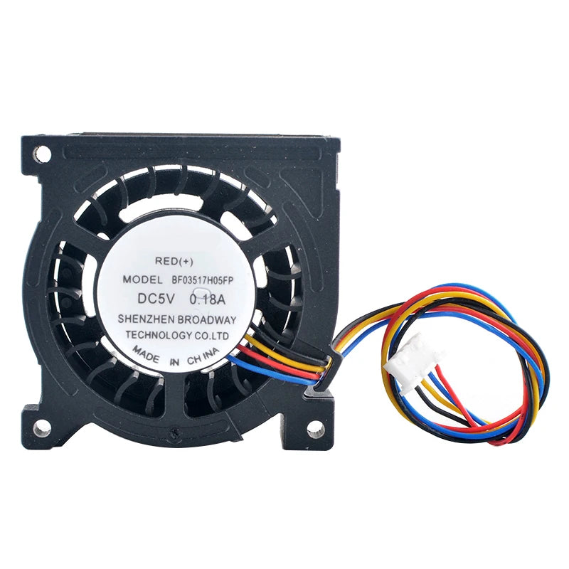 BF03517H05FP 3.5cm 35mm blower fan 35x35x17mm DC5V 0.18A 4pin 4400rpm Centrifugal fan cooling fan for P1 P2 G1G2 micro projector