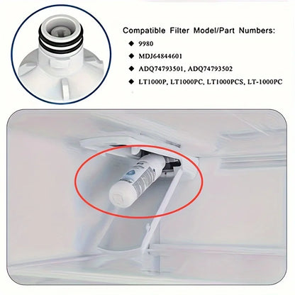 Replacement Refrigerator Water Filter Compatible with LG LT1000P / ADQ747935 / MDJ64844601 / ADQ74793501 / LMXS28626S