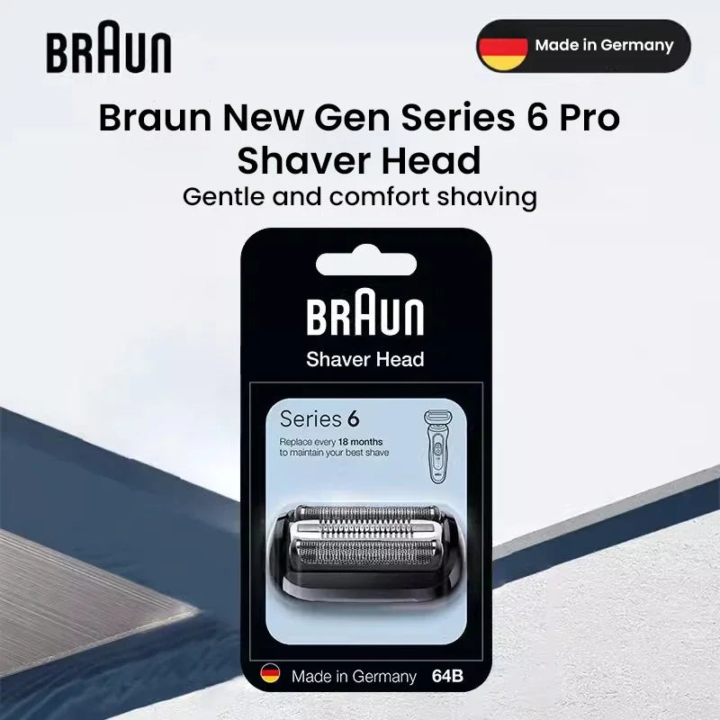64B Replacement Shaver Head Compatible with Braun Series 6 / 6 Pro
