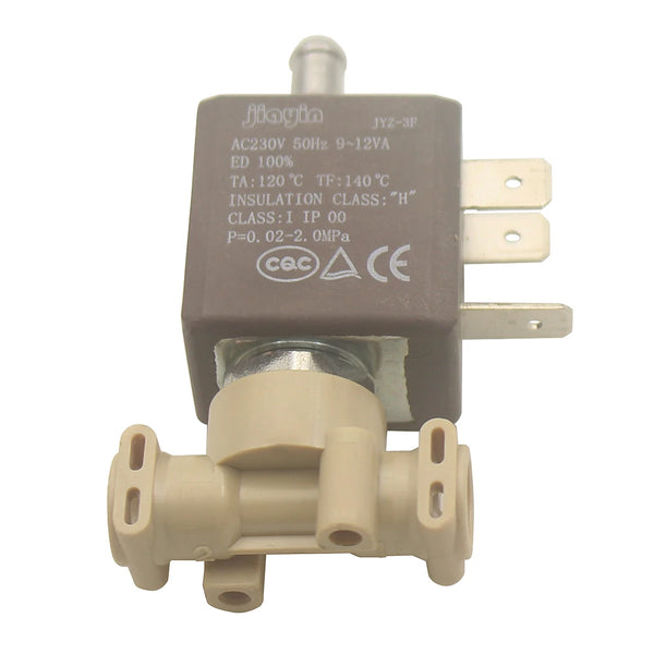 Jiayin JYZ-3F 20bar 3 Way AC230V Cannula Iron Steam Water Solenoid Valve for Coffee Markers / Smoke Lampblack Machine / Gas, Etc