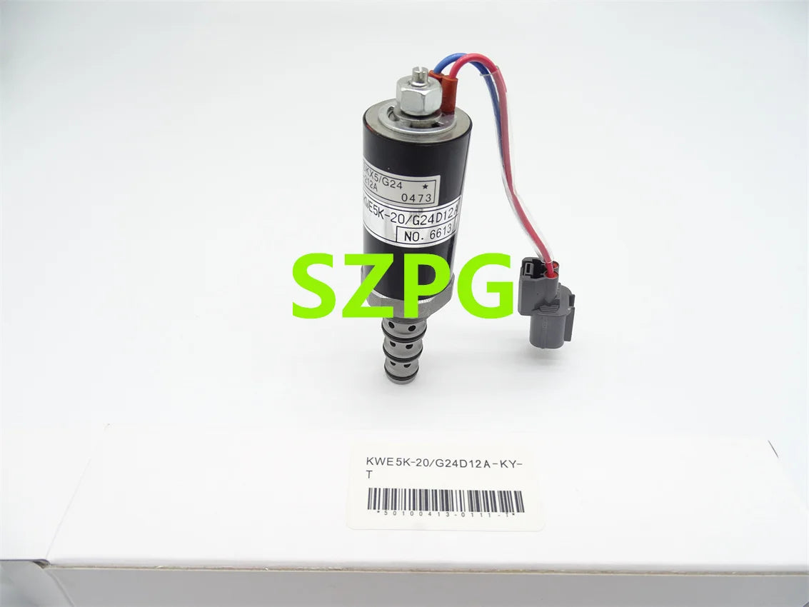 For Excavator Solenoid Valve Kobelco SK100-2 SK120-2 SK220-2 Proportional Solenoid Valve KWE5K-20-G24D12A-KY-T