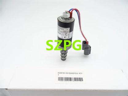 For Excavator Solenoid Valve Kobelco SK100-2 SK120-2 SK220-2 Proportional Solenoid Valve KWE5K-20-G24D12A-KY-T