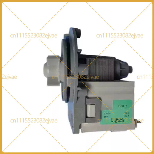 Washing Machine Drain Pump Compatible with Samsung B20-5 DC31-00030B, 220V Water Drain Motor