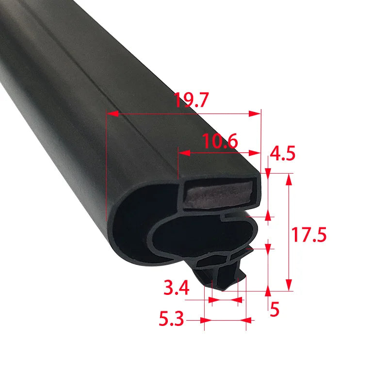 Refrigerator Door Seal — 2.5m — PVC Magnetic