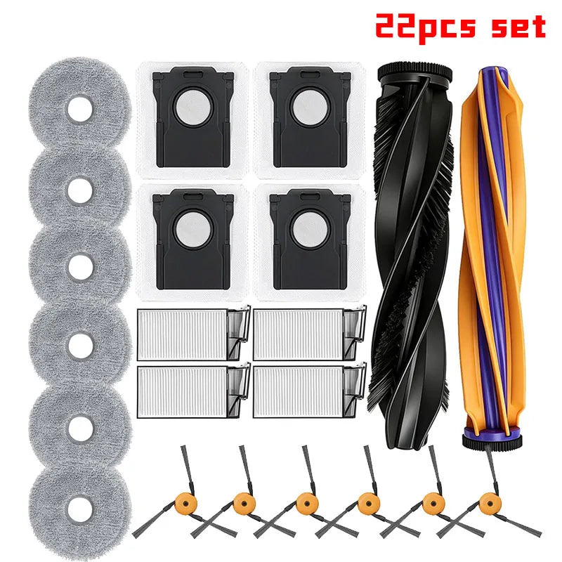 For Dreame X60 Max Ultra Complete X60 Ultra Robot Vacuum Cleaner Accessories Main Roller Side Brush Hepa Filter Bag Parts