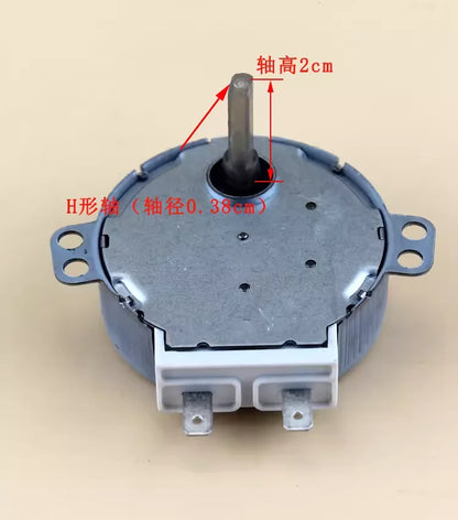 Compatible with Galanz Microwave Oven Synchronous Motor SM-16T Lightwave Oven Stirring Motor 30V Flat Shaft