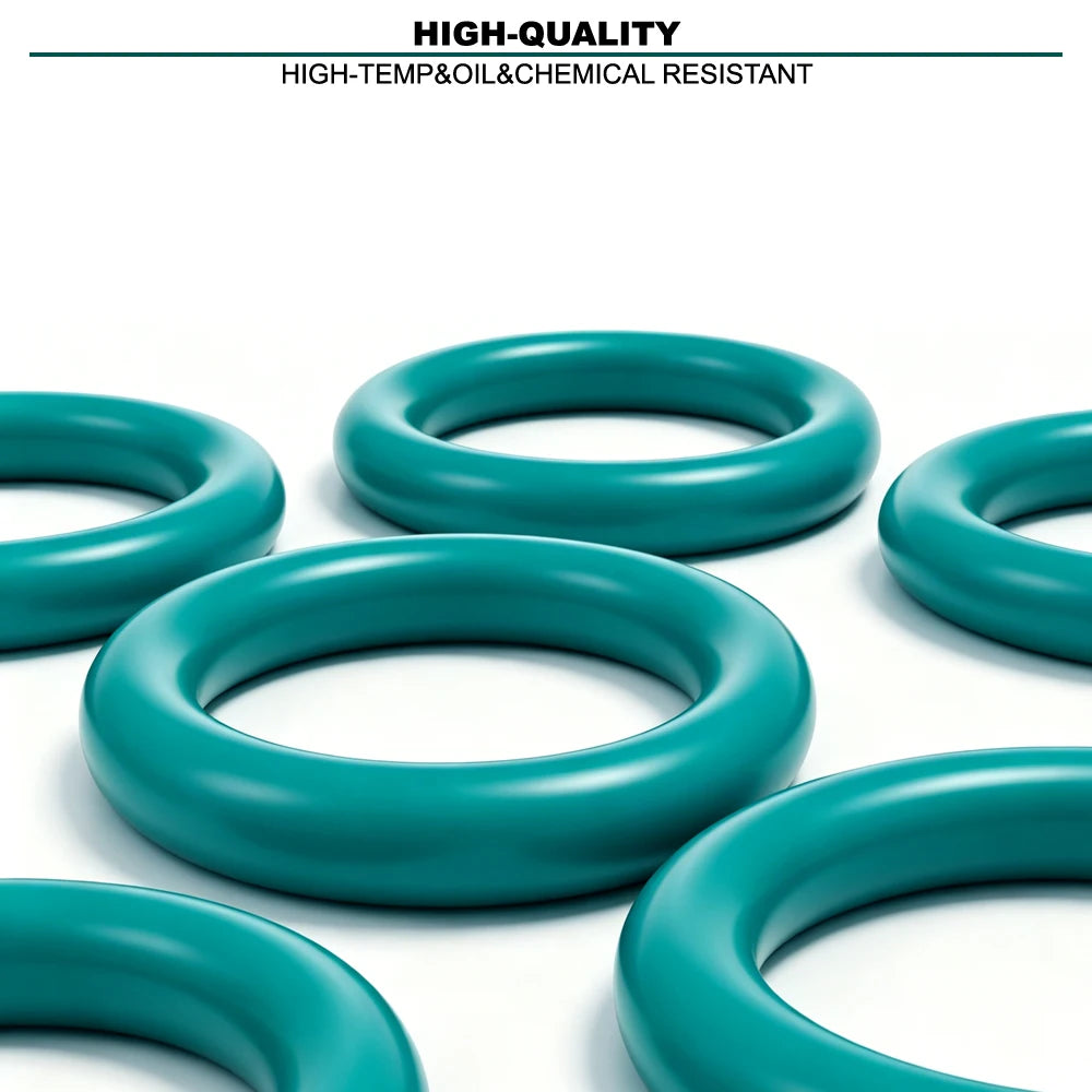 10Pcs FKM O-Ring CS 2.4mm OD 6~32mm Wear resistant/Strong sealing/Equipment oil circuit and dustproof rubber ring