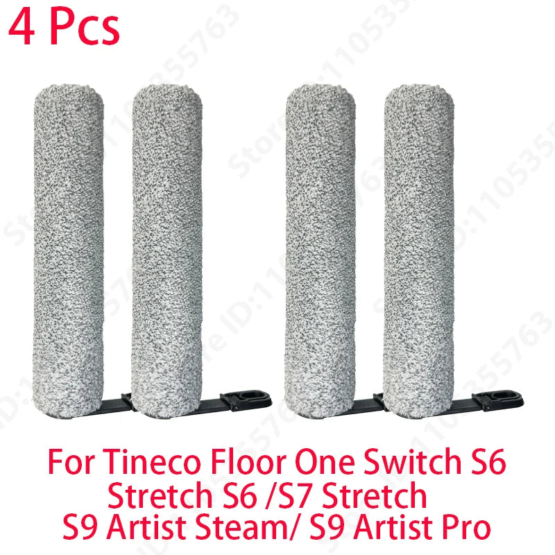 For Tineco Floor One Switch S6/Stretch S6 /S7 Stretch/ S9 Artist Steam/ S9 Artist Pro Wet Dry Vacuum Cleaner Roller Brush Filter