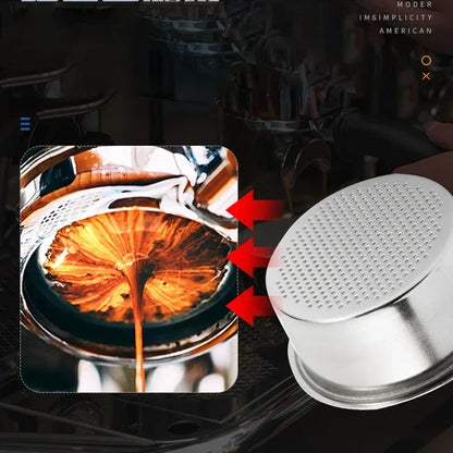 51MM/54MM/58MM Stainless Steel Coffee Filter Basket For Delonghi Breville Cafe Machine Dripper Portafilter Coffee Maker Strainer