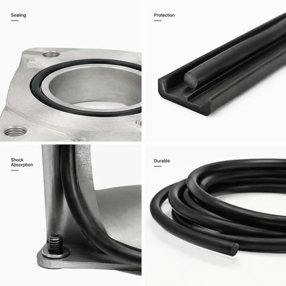 10/5/2M Black FKM Sealing Strip Diameter 1.5~10mm / sealing strip for hydraulic equipment