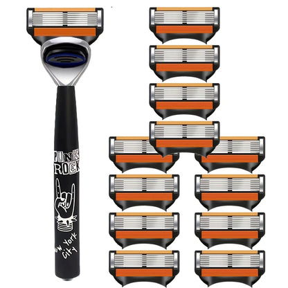 Six-Layer Replacement Razor Cartridges