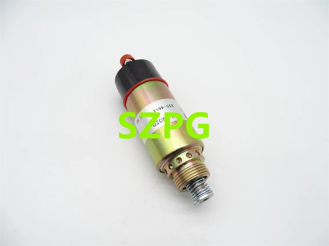 For 155-4651 12V Fuel Shut Off Solenoid For Caterpillar 3116 3126 1554651