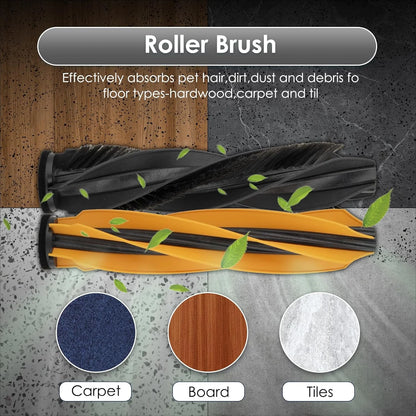 For MOVA Z60 Ultra/Pro Roller Complete Replacement Accessories Parts Main Side Brush Filter HEPA Roller Mop Cloth Bag.