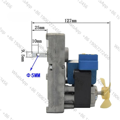 Roasted Meat BBQ Machine Oven Grill Stove Toaster Accessories AC230V 32W YJF-6126-A Motor