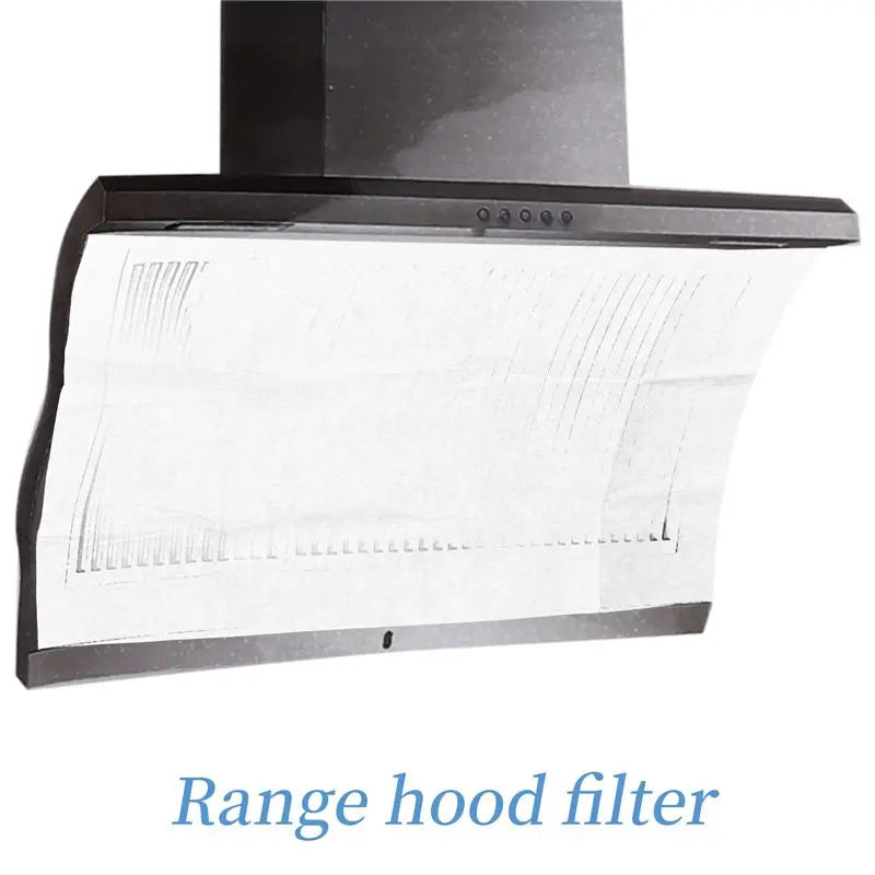 M04K 2PCS Range Hood Grease Filter Oil-Proof Filter Oil-Proof Sticker Oil-Absorbing Paper Range Hood Kitchen Appliance