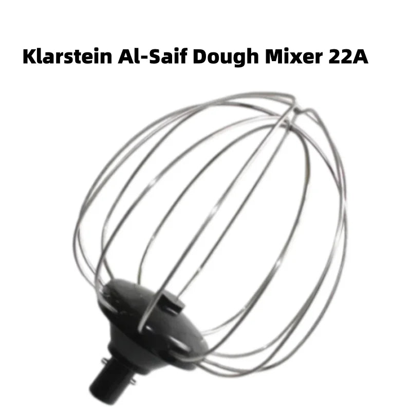 304 Stainless Steel （Plastic Connector）Blender Whisk for KLARSTEIN Kitchen Robot Klarstein Al-Saif Dough Mixer 22A Replacement