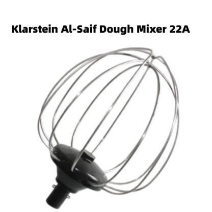 304 Stainless Steel （Plastic Connector）Blender Whisk for KLARSTEIN Kitchen Robot Klarstein Al-Saif Dough Mixer 22A Replacement