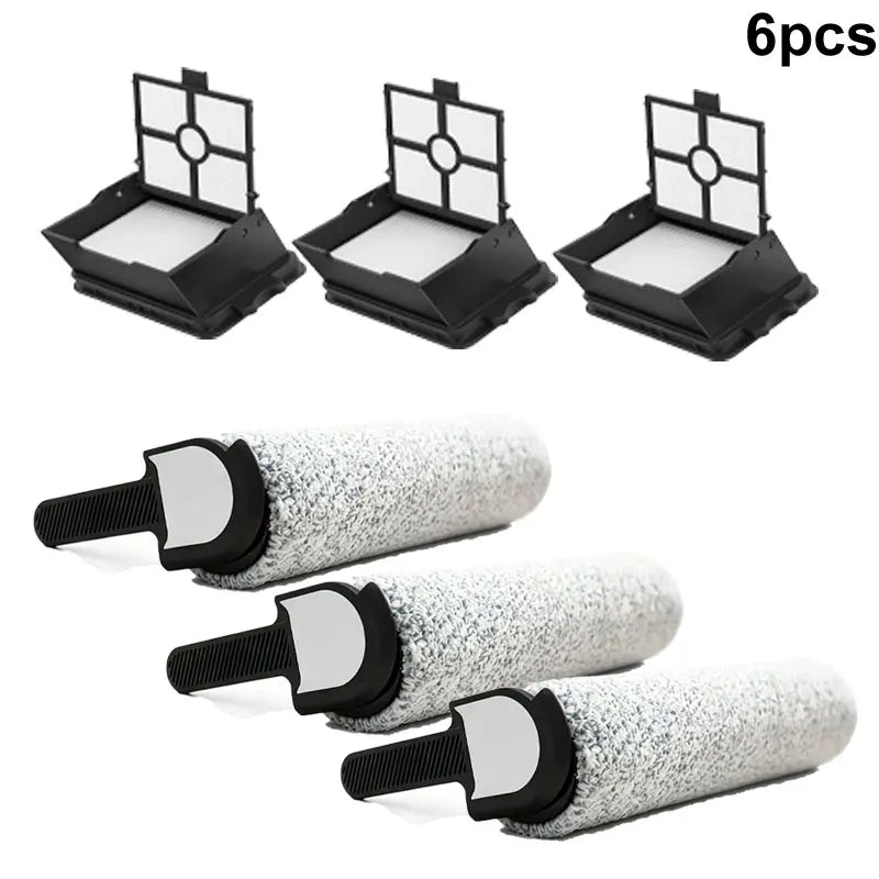 For Laresar M3 Wet and Dry Vacuum Cleaner Replacement Roller Brush Cleaning Parts Main Brush and Filter Set