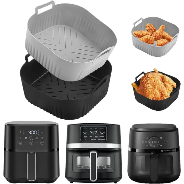 Silicone Air Fryer Mold Reusable for Philips NA229 4.2L Non-Stick Heat Resistant Instead of Baking Paper AirFryer Accessories