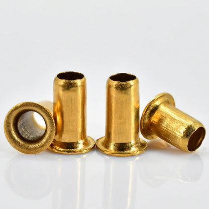 Copper Hollow Rivet Tubular Rivets Circuit Board Double-sided Circuit Board PCB Nails M1.3 M1.5 M1.7 M2 M2.3 M2.5 M3 M4 M5 M6