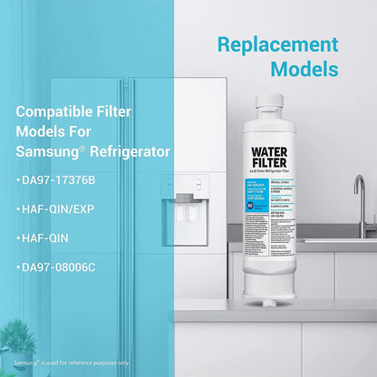 Replacement Refrigerator Water Filter — DA97-17376B / DA97-08006C / RF23M8070SG / RF23M8070SR Reference