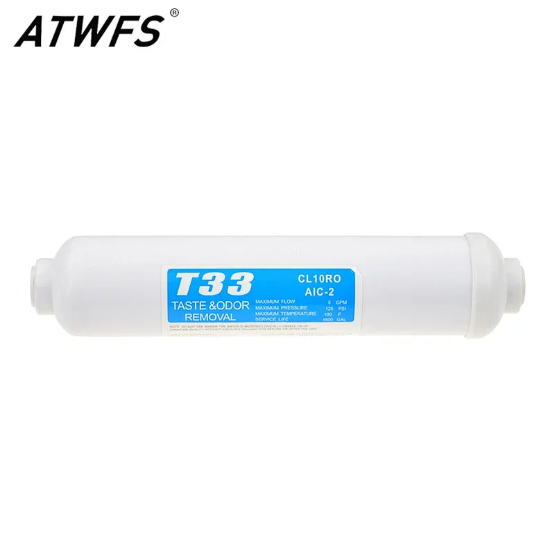 Kitchen Machine Water Filters For Household a Small Coconut Shell Activated Carbon Filter T33 Aquarium
