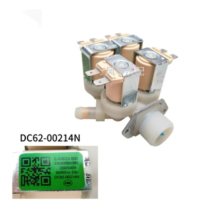 Compatible with Samsung drum washing machine inlet valve DC62-00214N（220V/240V 50/60HZ） DC62-00214T（12V）solenoid valve