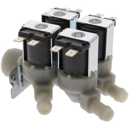 Replacement 4-Way Water Inlet Valve Compatible with LG Washer – Fit 5220FR2008L, WD-A12355DS, A14397DS – 4-Port Solenoid-DC12V