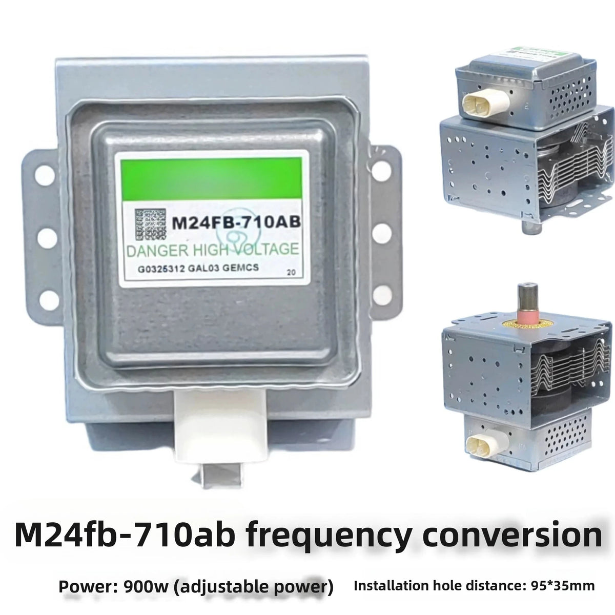 XMSJ Domestic Inverter Magnetron Tube M24FB-710AB for Galanz, Spare Microwave Head Component