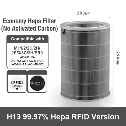 Compatible with Xiaomi Filter M8R-FLH Activated Carbon Filter for Xiaomi Air Purifier 2S/2C/2H/3C/3H/Pro Xiaomi Air Purifier 2S Filter