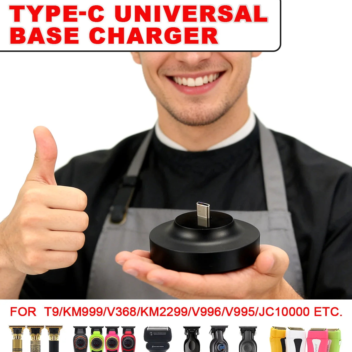 Replacement Shaver Charging Dock — 2299 V — KM-999 / V-368 / 996 / 995 / JC10000 Reference