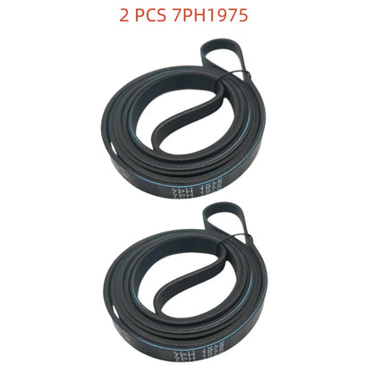 2 Pack 7PH1975 Dryer Drum Drive Belt DC66-00121A – 1975mm 7 Rib Poly-V Belt