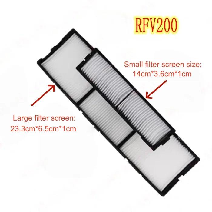 Replacement Projector Air Filter — 100 / ET-RFL200 / RFL300 / RFV200 / RFV500 — Model Options