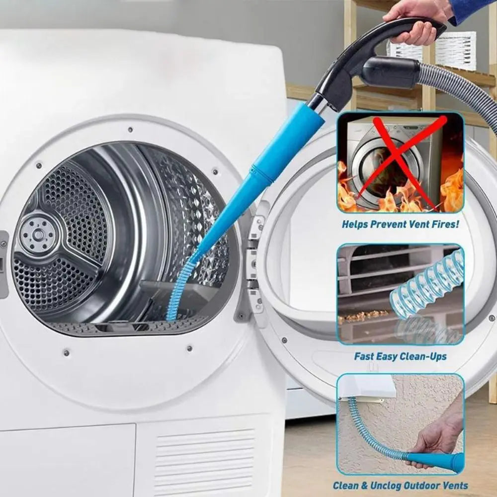 Effective For Washing Machine Dryer Home Office Tool Dryer Vent Lint Trap Lint Hose Dust Cleaner Pipe Extension Tube