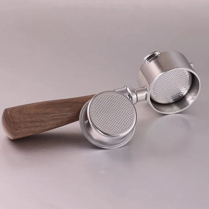 51mm 3-lug Bottomless Portafilter for HiBREW H10B/H11/H8A/H5 Espresso Machine Stainless Steel Coffee Handle Filter Tool