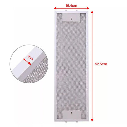 2Pcs Cooker Hood Filters Aluminum Range Hood Filters Metal Mesh Extractor Vent Filter For IAG9SE4 RS6W RSFR8S RS6S Grease Filter