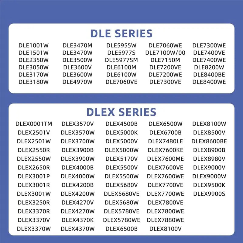 -Upgraded DLEX3370V DLEX3370W DLEX7600KE DLEX3001W DLEX3570V DLGX7601KE DLGX7601WE Dryer Drum Roller Kit Compatible with LG Dryer