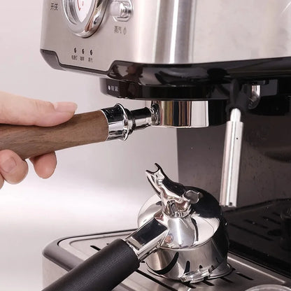 51mm 3-lug Bottomless Portafilter for HiBREW H10B/H11/H8A/H5 Espresso Machine Stainless Steel Coffee Handle Filter Tool